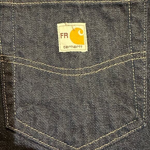 Carhartt FR Mens Size 50 x 30 Fire Resistant 100% Cotton Denim Jeans - Picture 3 of 8